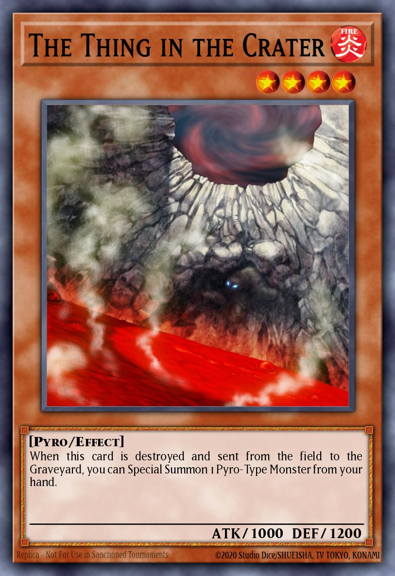 The Thing in the Crater